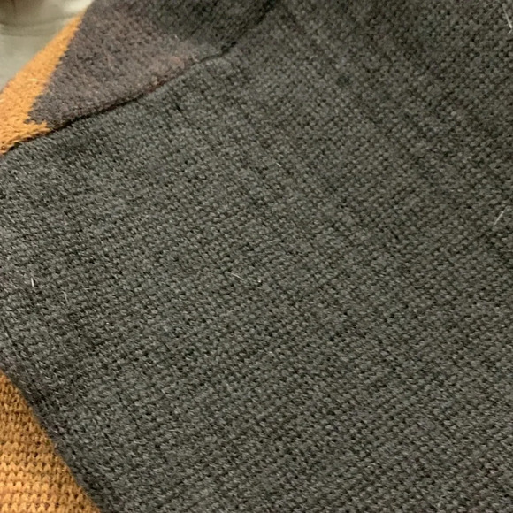 Vintage Cacharel Mens 100% wool crew neck sweater w argyle patterns - Picture 8 of 9